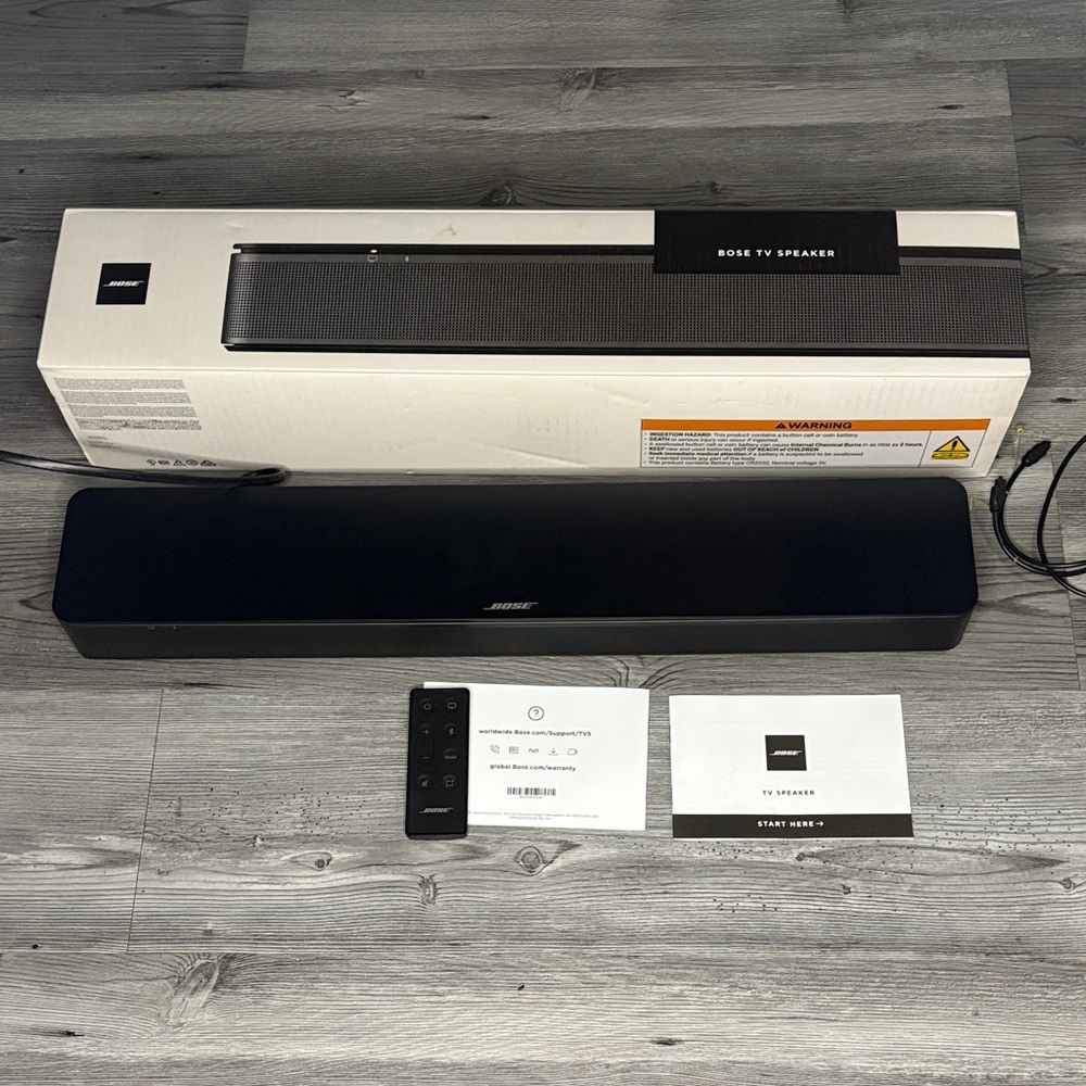 Bose Black TV Speaker with Remote (Price Is FIRM)